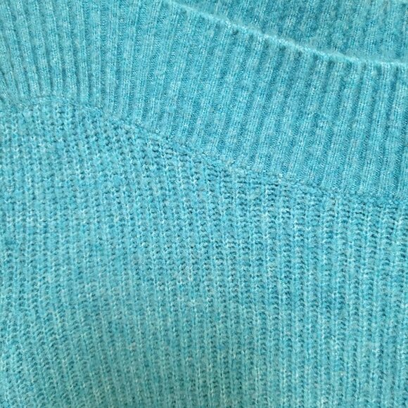 Talbots longsleeve boat neck pull over Sweater size medium blue - Picture 5 of 8